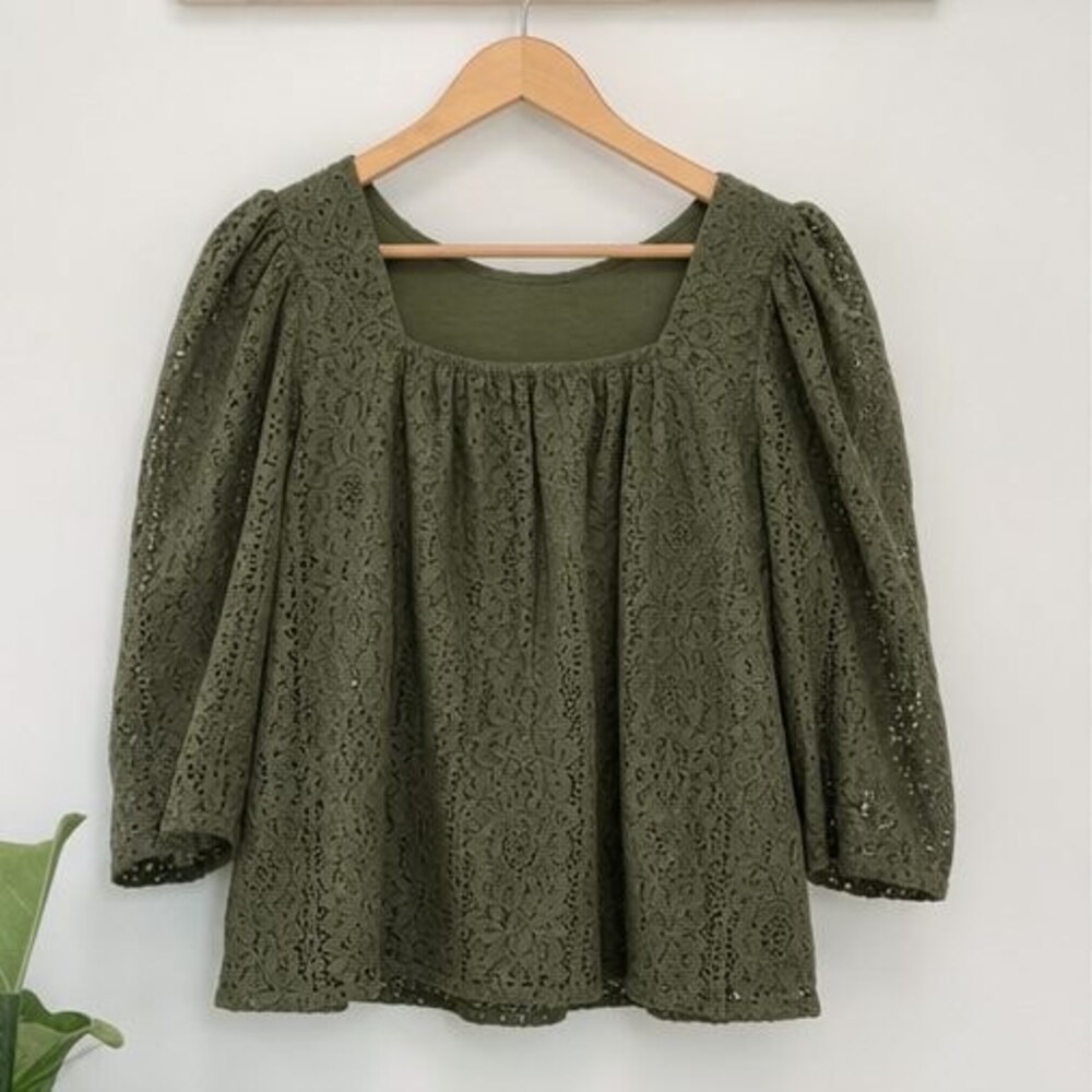 Olive Tunic Blouse